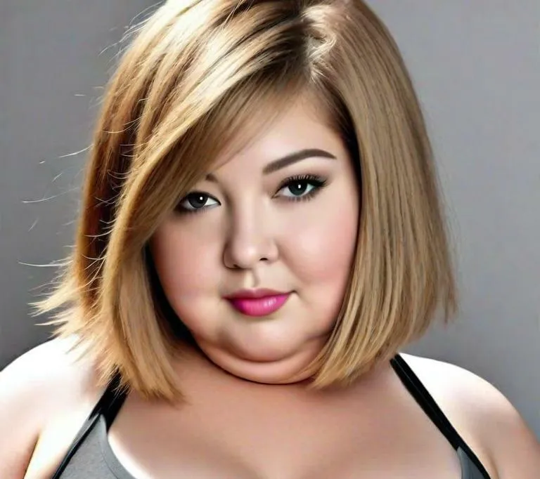 slimming haircuts for chubby faces female - Inverted Bob: Balance and Volume - slimming haircuts for chubby faces female