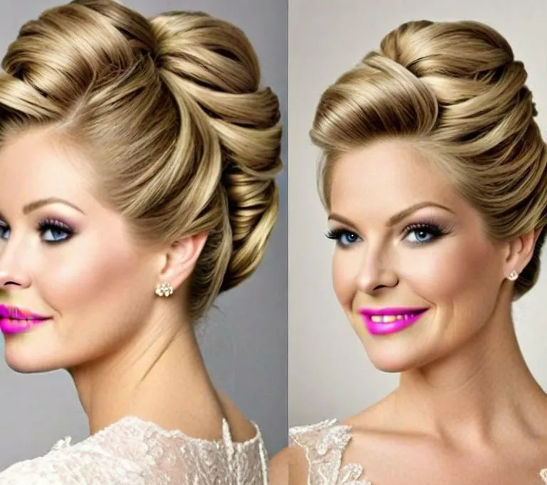 Easy updos for round faces wedding guest mother of the bride medium - Recommended Product: Hair Clips - Easy updos for round faces wedding guest mother of the bride medium