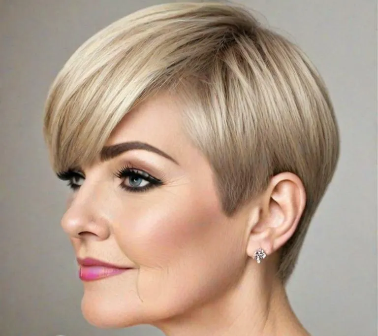 Simple mother of the bride hairstyles for short hair over 60 - Sleek and Stylish Pixie Cut - Simple mother of the bride hairstyles for short hair over 60