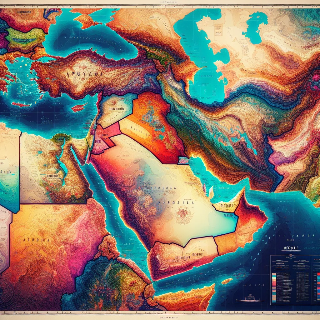 middle east map - Top Recommended Product for Understanding the Middle East Map - middle east map