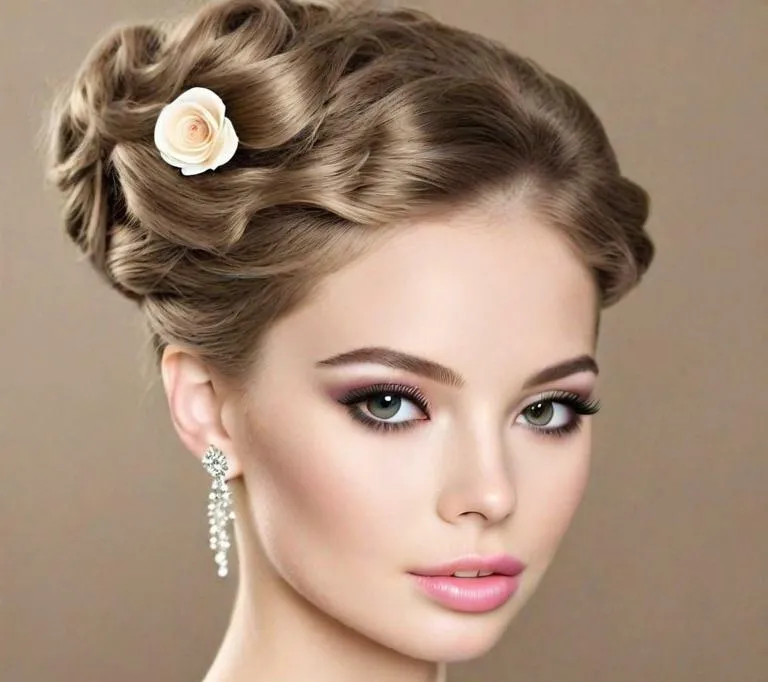 bridesmaid hairstyle for round face - Unique Claw Clips: Sophisticated and Effortless - bridesmaid hairstyle for round face