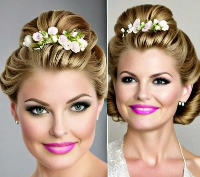 Beautiful easy updos for round faces wedding guest mother of the bride medium length - Updo Hairstyles for Round Faces - Beautiful easy updos for round faces wedding guest mother of the bride medium length